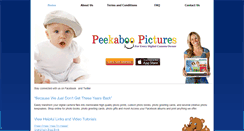 Desktop Screenshot of peekaboopictures.com